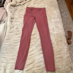 COPY - Size 4 rose lululemon leggings with pockets